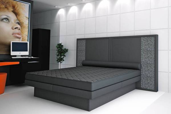  23 cm  &  Camas umrandung: Interior cónica   Altura Interior: 20   Colchón de cama: Dual  Premium Comfort Núcleo de Agua para cama de agua o cama de agua  